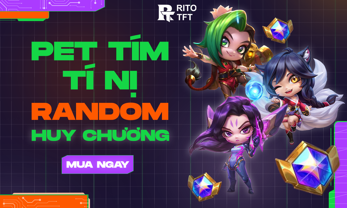 PET TÍ NỊ TÍM + RANDOM HUY CHƯƠNG